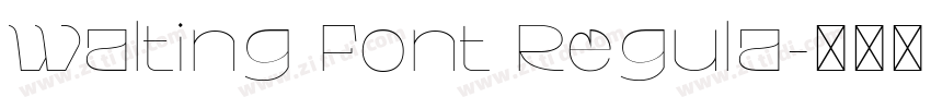 Walting Font Regula字体转换